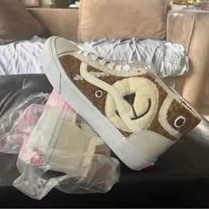 Men's Vans Vault Mid Zoo Skool Unstuffed Animal/Bear Marshmellow VLT LX Size 9
